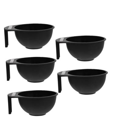 VALICLUD 5 pi ces Bols Teinture pour Cheveux Outils Professionnels de Coloration R sistants et R utilisables pour Salon Coiffure et Usage Personnel Faciles M langer et Transporter
