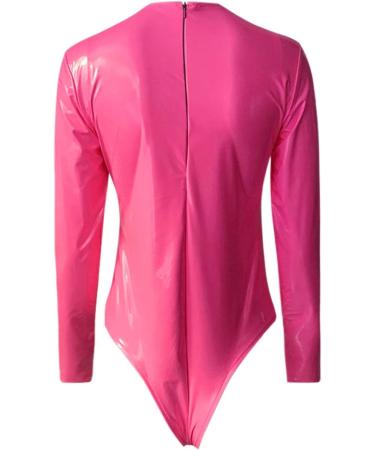 Shop Elegant Metallic Body Top for Women | High Cut Wetlook Jumpsuit Perfect for Weddings & Special Occasions - Buy Online on GoSupps.com