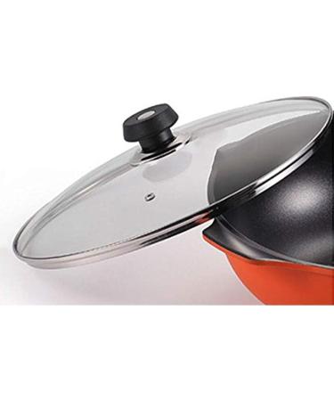 DameCo Wok Smokeless Pan Cookware Fry Pan Cookware 32cm Steamer for Frying Eggs Steak Pizza Nonstick Metal Utensil Saucepan with Lid Safe Frying Pan Frying Pan Interesting - Buy Online on GoSupps.com