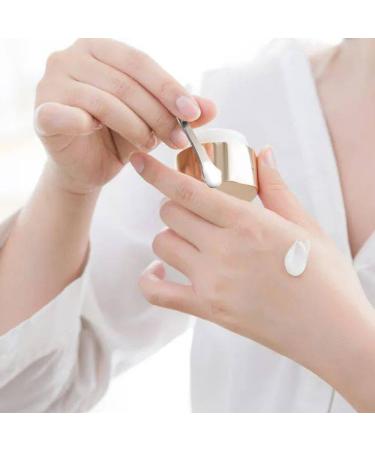 15 PCS Metal Makeup Spatula YuCool Cosmetic Spatulas Cream Spoon Mini Beauty Scoop Beauty Scoop for Mixing and Sampling - Buy Online on GoSupps.com