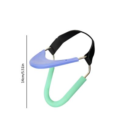 Vllold Halskrause | Adjustable Cervical Support Device for Neck Pain Relief & Posture Correction - Ideal for Teachers & Workers - Blue - Buy Online on GoSupps.com