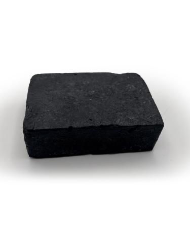 Luxury 3-in-1 Charcoal Detox Soap Bar for Men - Handmade Face Body & Hair Wash with Travel Tin - Black - Buy Online on GoSupps.com