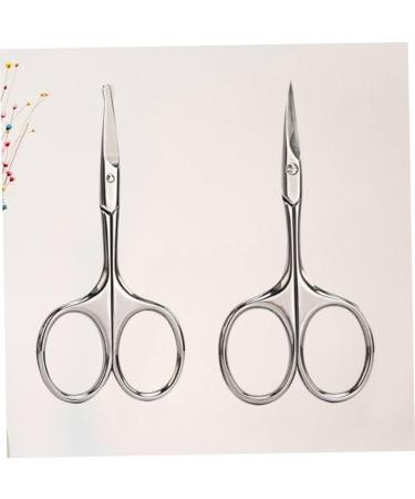 Balacoo 6 Pcs Eyelash & Hair Trimmer Set for Men - Safe Straight Tip Scissors for Eyebrows & Nose Hair - 9.2x4.5cm - Buy Online on GoSupps.com