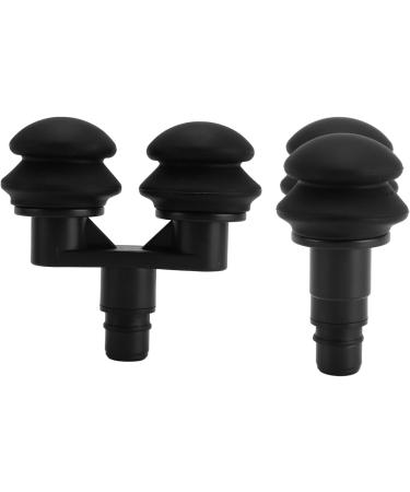 18mm Muscle Massage Pistol Head - Soft Silicone Double Pillow Attachment for Fascia Therapy | Interchangeable Massager - Buy Online on GoSupps.com