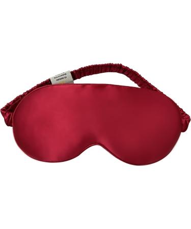 Buy Yunchi 100% Silk Sleeping Mask for Men & Women | Comfort Bio Satin Eye Mask | 19 Momme Mulberry Fabric | Burgundy Red - Buy Online on GoSupps.com