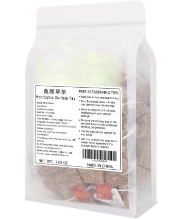 Houttuynia Cordata Tea 7.05oz (4gx50pack) Tea bag Dried houttuynia tea bag Houttuynia leaf tea 200g - Buy Online on GoSupps.com