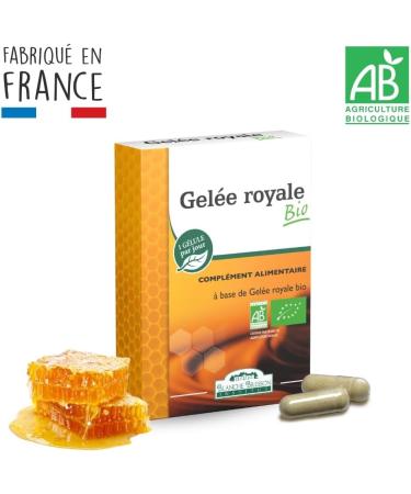 BLANCHE BRESSON - Organic Royal Jelly - Neutral Taste - Tone & Vitality - Defense Immune System Immunity Energy Anti-Fatigue Concentration - 30 Capsules - 30 Day Treatment - Made in France - Buy Online on GoSupps.com