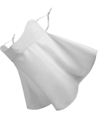 Ibuloule Sun Face Shield - UV Protection Light Cooling Facial Cover with Ear Loops - Summer Sun Protection Scarf in Gray - Buy Online on GoSupps.com