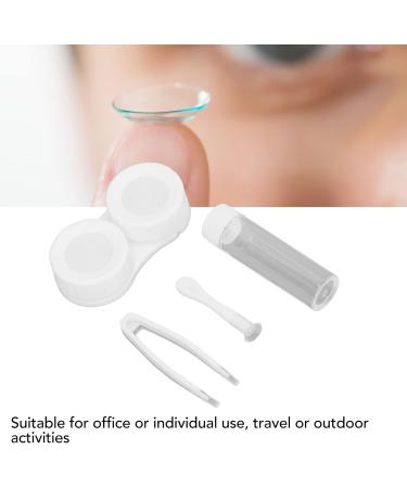 Travel Contact Lens Case Portable Contact Lens Box Kit Cute Little Duck with Tweezers for Woman for Outdoor - Buy Online on GoSupps.com