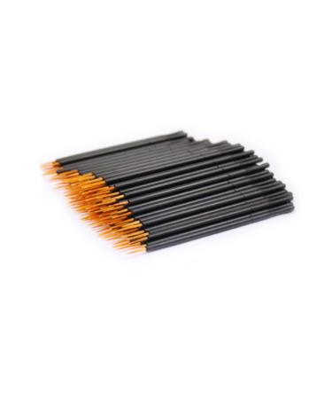 Beavorty 50pcs White Eyeliner Gel Eyeliner Pot White Eye Makeup Tools Wand Eyes Thin Angle 10X0.5cm Orange