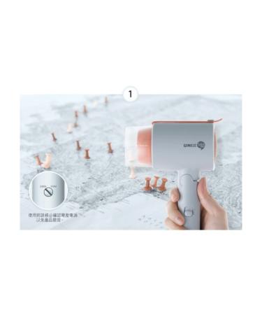 UNIX Mini Compact Folding Travel Hair Dryer - Dual Voltage Portable Blower for International Use - Buy Online on GoSupps.com