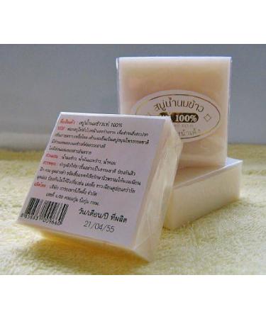 Milky Thai Jasmine Rice Soap 60g - Natural Moisturizing Formula - Buy Online on GoSupps.com