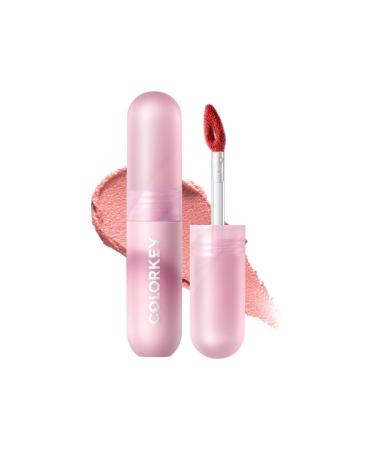 COLORKEY Velvety Mousse Fluffy Lip Mud (P101 All for Nude)  Matte Lipstick Long Lasting Smooth Velvet Lip Stains Lip Tint Beauty Lips Makeup | Mud Texture  Sunset Warm Colors