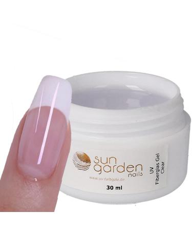 Premium UV Fiberglass Gel Clear 30ml - Adhesive & Finishing Top Coat - Transparent 1-Phase Gel for Nail Art - Buy Online on GoSupps.com