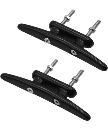 Black Nylon Boat Cleats 5 Inch - 4 Pack with Installation Screws - Buy Online on GoSupps.com
