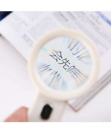 Magnifying Glass 10 Times with LED Light Super Bright Lighting Reading Optical Glass Handheld Magnifying Glass Made in China - Buy Online on GoSupps.com