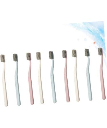Buy Minkissy 9-Piece Nylon Hard Hair Toothbrush Set | Premium Oral Care for Bright Smiles - International Shipping Available - Buy Online on GoSupps.com