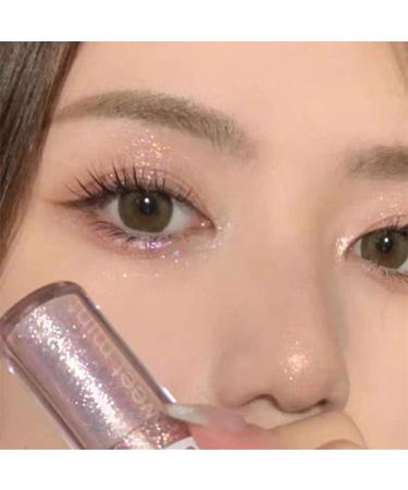 Mysense Glitter Eyeshadow Makeup Glitter Liquid Eyeshadow Glitter Eyeliner Diamond Sparkle Eye Stick Shimmer and Shine Makeup Glitter Lip Gloss for Women Korean Makeup 01# Light Purple - Buy Online on GoSupps.com