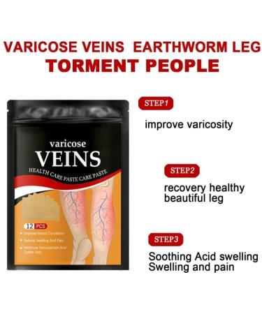 Mandurs 72Pcs Varicose Veins Patch - VeinHealth Treatment for Legs | Improve Blood Circulation, Reduce Pain & Swelling - Buy Online on GoSupps.com