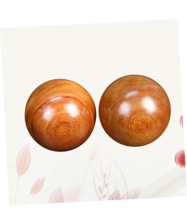 Buy Homsfou 2-St Balls Massage Ball - Natural Texture Deep Foot Massager & Training Ball - Ideal for Fitness & Gym Bamboo Scroll Wheel - Buy Online on GoSupps.com