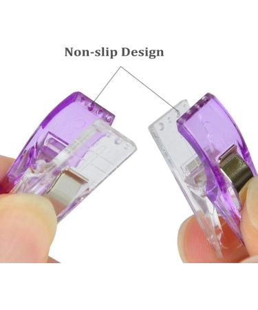 BigTeddy 100pcs Sewing Clips for Quilting & Binding Hem - Assorted Colors Set with Case | Multipurpose Sewing Tools - Buy Online on GoSupps.com