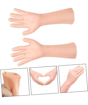 POPETPOP 1pair Long Moisturizing Gloves Hand Moisturizing Gloves Grooming Glove Spa Gloves Overnight Moisturizing Gloves Gel Cotton Gloves for Dry Hands Girl Remover Sebs Women's - Buy Online on GoSupps.com