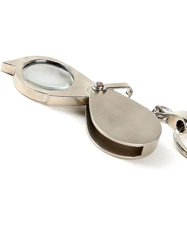 SUPVOX 15x Magnifying Glass Keychain - Mini Portable Foldable Handheld Magnifier for Easy Reading - Buy Online on GoSupps.com