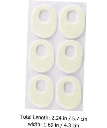 GOOHOCHY 6 Sheets Felt Corn Stickers Self-Adhesive Calluses Pads Sweat-Absorbent Foot Pads Corn Pads Thick Felt Foot Pads Felt Corn Removers Foot Corn Treatment Pads Foot Corn Remover Pads - Buy Online on GoSupps.com