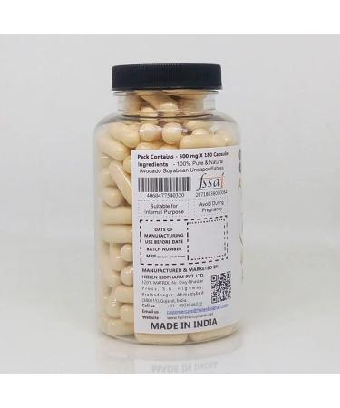 PS Avocado Soyabean Unsaponifiable (ASU) Capsule For Joint Health Support - 500 mg X 180 Capsules Pack of 1 - Buy Online on GoSupps.com