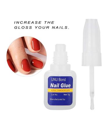 Premium 7g Nail Glue - Professional DIY Nail Polish Adhesive for Art Foil & Rhinestones - International Shipping - Buy Online on GoSupps.com