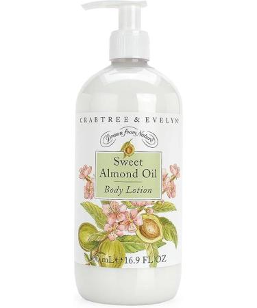Crabtree & Evelyn Sweet Almond Oil Bath & Shower Gel & Body Lotion Set - 16.9 fl oz | Luxurious Skin Care | International Shipping Available - Buy Online on GoSupps.com