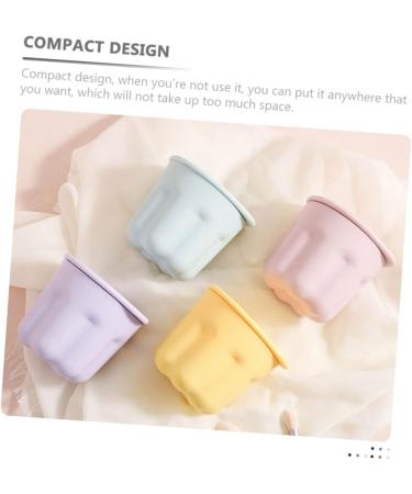 Angoily 2 Sets Pp Washing Bowl Brush Cleaner Makeup Brush Mat Make Brush Cleaning Bowl Beauty Kit Makeup Cleaning Mat Cleaning Tools Makeup Tools Scrubber Silica Gel Portable - Buy Online on GoSupps.com