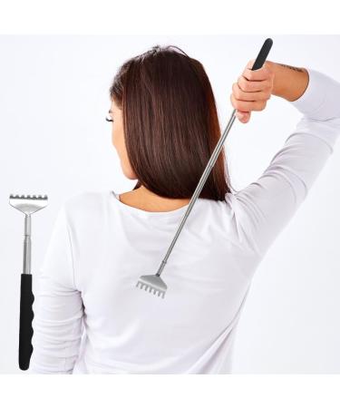 2PC Telescopic Back Scratcher Stainless Steel Hand Massager for Adults | International Shipping Available - Buy Online on GoSupps.com