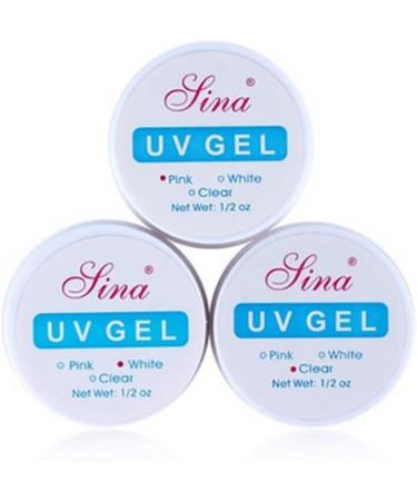 3 Colors Quick Uv Builder Gel Nail Extension Gel Nail Strengthen Uv Gel Nail Art Manicure Set Crystal Enhancement Gel For Professional Or Beginner 3PCS - Buy Online on GoSupps.com