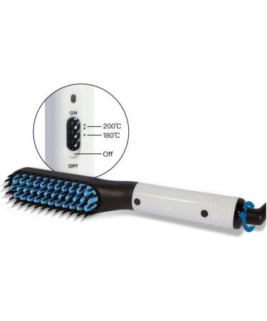 Electric Beard Straightener Brush - Portable PTC Heating Comb for Men's Hair Styling - Buy Online on GoSupps.com