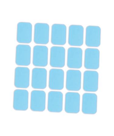 FOMIYES 60 STK Gelpads for abdominal stimulators Training devices Belly trainer Gel pads repair set for ice hockey helmets Muscle-toner-gel pads Fitness equipment Blood bags underlay ABS-Gel pads 6cm