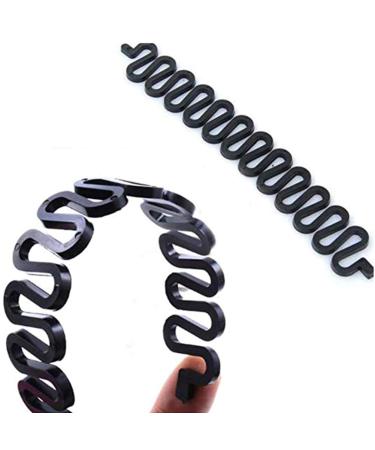 SRTYZ 9PCS Hair Styling Clips - French Braid Tool for Women's Hair - Black/White/Gray - Perfect for Easy Hairstyles & International Shipping - Buy Online on GoSupps.com