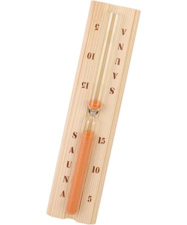 Yousiliang Pine Sauna Sand Timer - 15-Minute Heat-Resistant Hourglass & Thermometer for Whirlpool | Premium Sauna Accessories - Buy Online on GoSupps.com