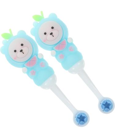 Ipetboom 8 STK Kids Toothbrush Set - Soft Bristles Travel Toothbrushes for Toddlers | Cute Bear & Sweet Fruit Designs - Buy Online on GoSupps.com