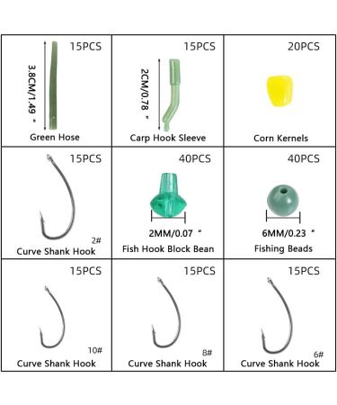 275-Piece Carp Fishing Accessories Set | Leader Clips Beads Tubes Swivels Bait Clips & Rigs - Premium Quality for International Shipping - Buy Online on GoSupps.com
