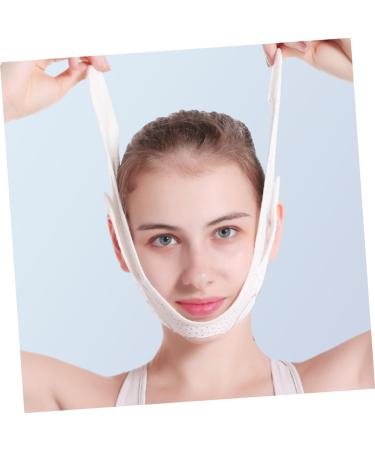 Angoily 1pc Cheek Band Slimmer Chin Lift Band Thin Masseter Chin Belt Double Chin Reducer White Woman The Face Graphene Printed Sheet Strap - Buy Online on GoSupps.com