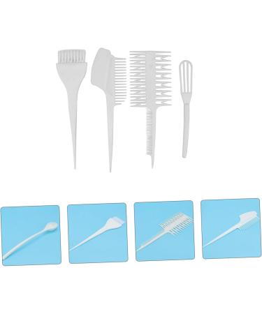 DOITOOL Set Hair Dye Combs Hair Color Brush Highlight Kit Hair Color Kit T Tool Kits Hair Coloring Bowl Hairdressing Comb Hair Coloring Comb Suite Tool Kit Six Piece Suit Baking Oil White 23 6.5 0.5CM White - Buy Online on GoSupps.com