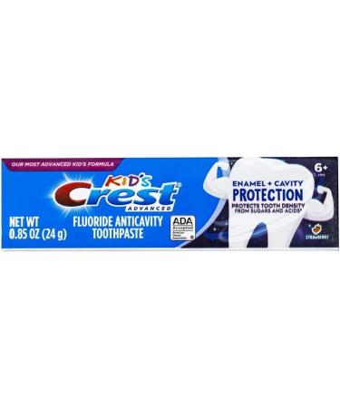 Crest Kids Advanced Toothpaste 6+ Years - Enamel & Cavity Protection Strawberry Flavor Travel Size 0.85oz Pack of 12 - International Shipping Available - Buy Online on GoSupps.com