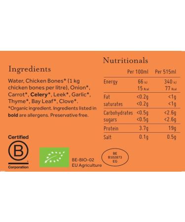 Ossa Chicken Ambient Bone Broth High-Protein Broth Preservative-Free Soup & Cooking Essential Keto & Paleo-Friendly Soup M - Buy Online on GoSupps.com