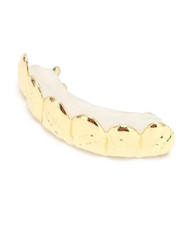 Fashionable Gold Plated Teeth Brace Metal Jewelry for Halloween Party - Unique Costume Accessory - Buy Online on GoSupps.com