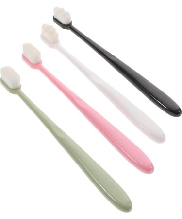 Angoily 8 Pcs Soft Toothbrush Set - Travel-Friendly Small & Gentle Soft Fur Bristles for Sensitive Teeth - Buy Online on GoSupps.com
