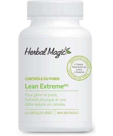 Herbal Magic Lean Extreme Weight Management for Fast Weight Loss with Green Tea Extract 15% EGCG : 8.3% Caffeine Thermogenesis Ratio Non-GMO Vegetable Capsules - Buy Online on GoSupps.com