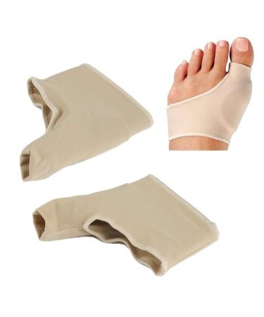 Bunion Sleeves Gel Pad Protector for Pain Relief - L Size - Ideal for Walking, Yoga - Cotton Cloth Pads, Correctors & Support - Buy Online on GoSupps.com