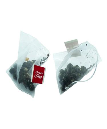 WELLTEA Jasmine Dragon Pearls Green Tea Chinese Green Tea 12 Pyramid Tea Bags 60g