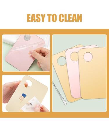 Homoyoyo Palette de Maquillage pour Fond de Teint 3 Pi ces 6 Pcs Palette Transparente Outil de M lange Cosm tique avec Spatules pour Femme Usage Professionnel et Quotidien - Buy Online on GoSupps.com
